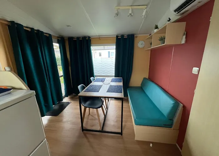 Grain De Sable - Mobil Climatisé 5 Pers - Vue - Camping