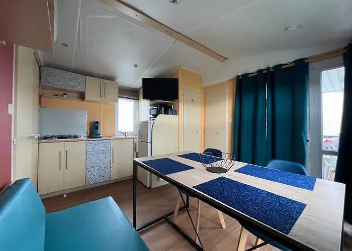 Grain De Sable - Mobil Climatisé 5 Pers - Vue - Camping Le Portel