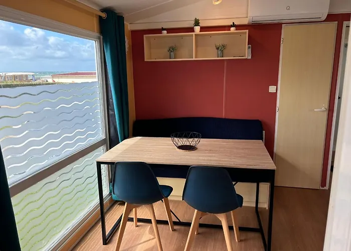 Grain De Sable - Mobil Climatisé 5 Pers - Vue - Camping